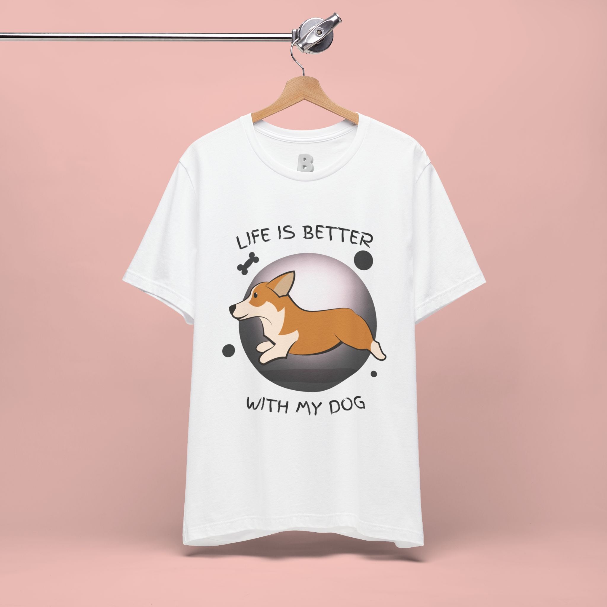 Life Is Better With My Dog Corgi T-Shirt