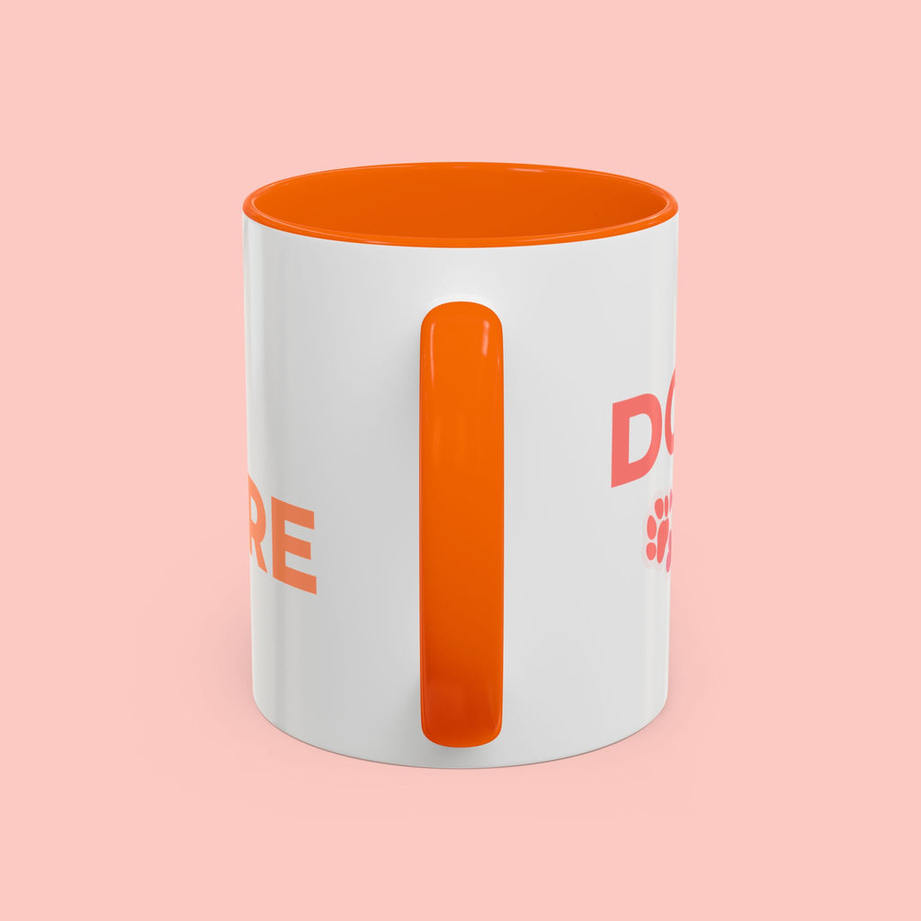 Accent Coffee Mug - "Growing Hair I Don't Care" Floral Script Coffee Mug