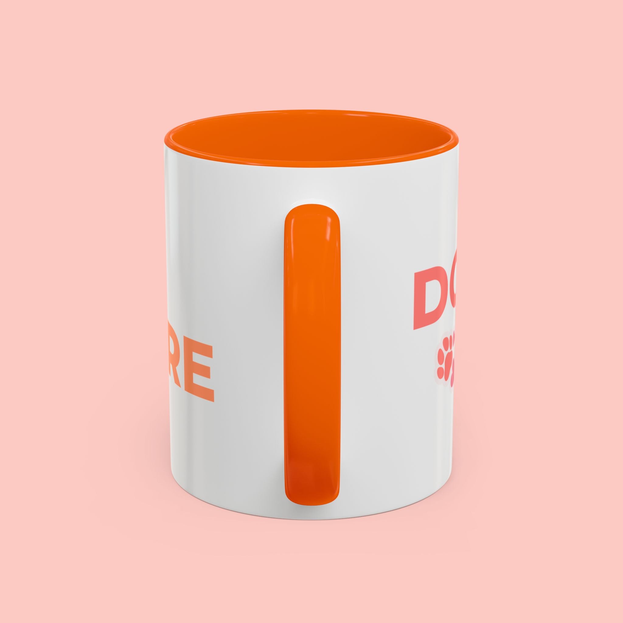 Accent Coffee Mug - "Growing Hair I Don't Care" Floral Script Coffee Mug