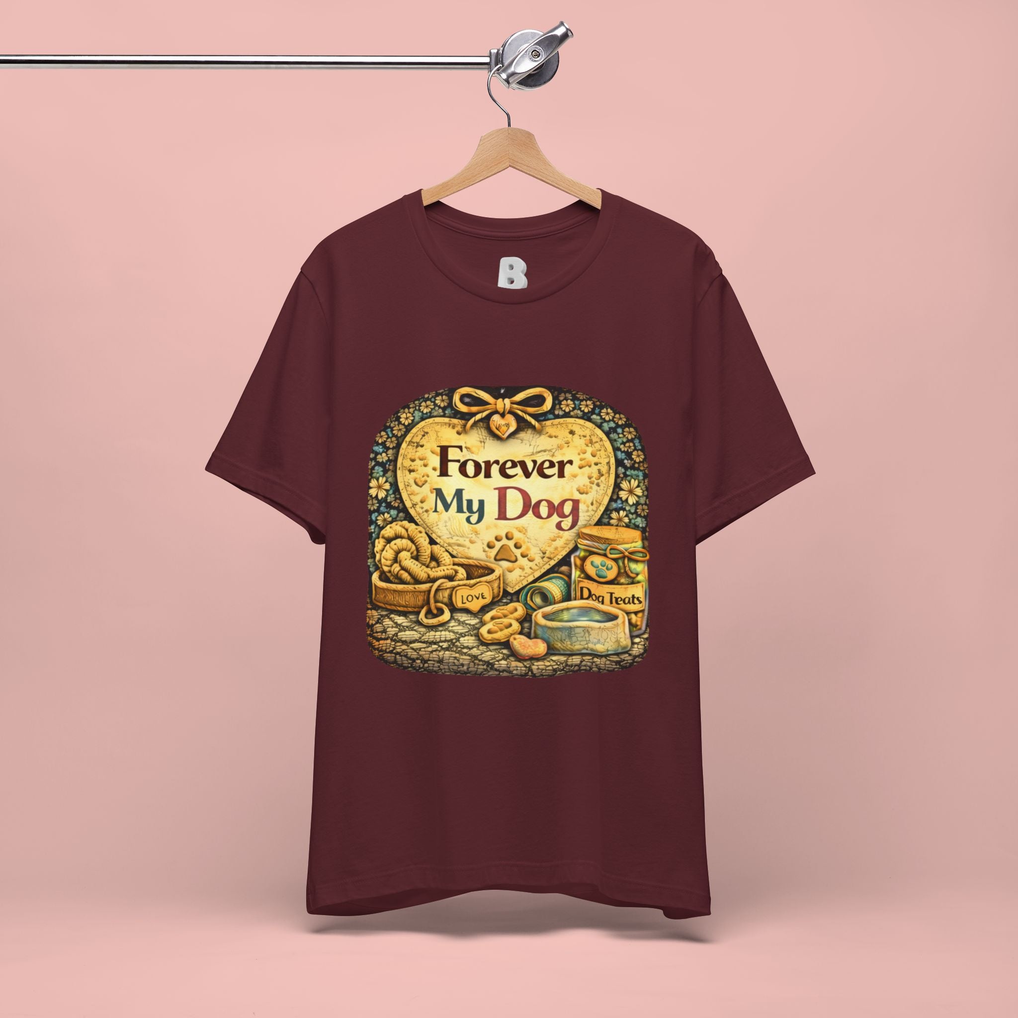 Dog T-Shirt — "Forever My Dog" Vintage Pet Lovers Tee