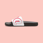 Sandals — 'Dog Mama' White Removable-Strap Slide Sandals