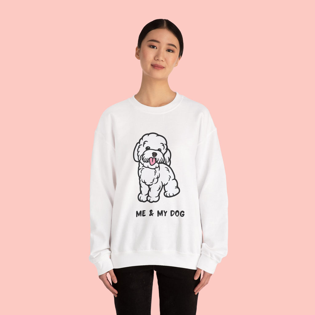Me & My Dog Cute Doodle Crewneck Sweatshirt