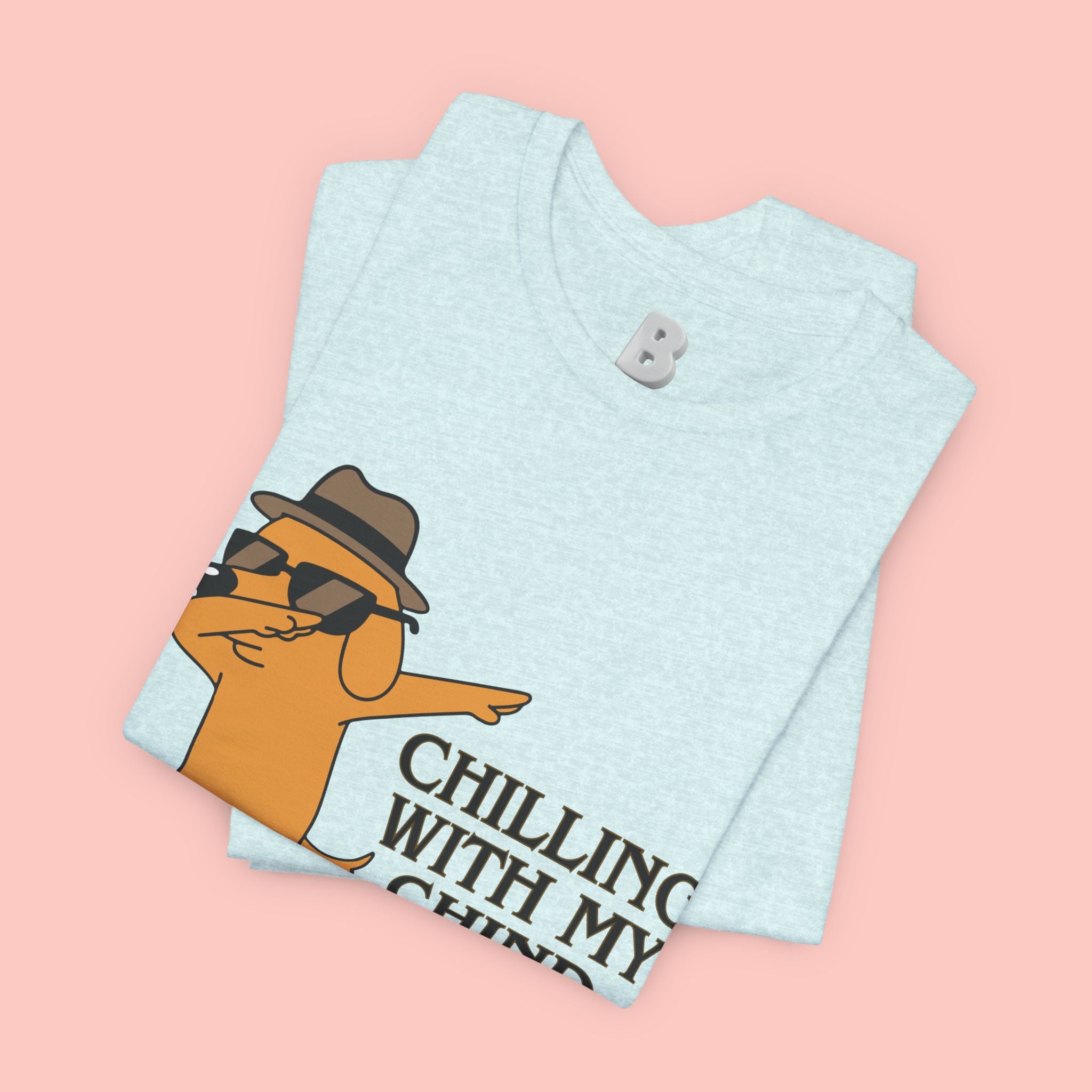 Chilling With My Chind T-Shirt — Funny Dabbing Cat Graphic Tee