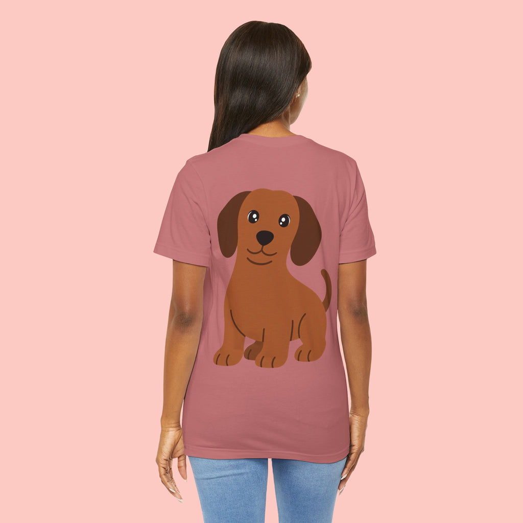 Dachshund Graphic Tee - Cute Brown Sausage Dog T-Shirt
