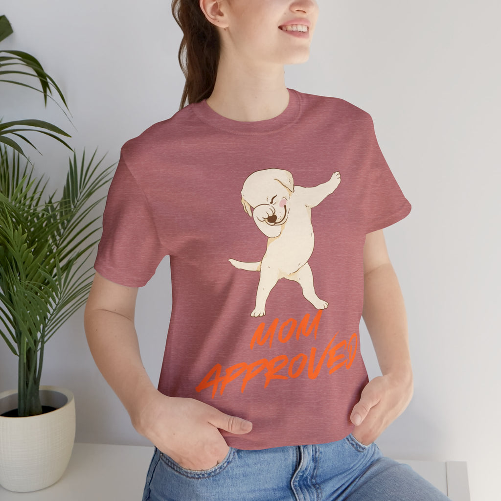 Mom Approved Tee — Dab Dog Graphic T‑Shirt