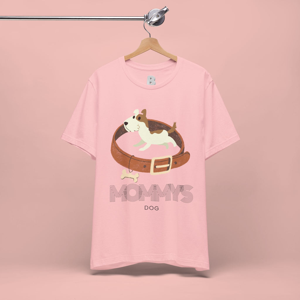 Mommy's Dog T-Shirt – Cute Puppy & Collar Graphic Tee for Dog Moms