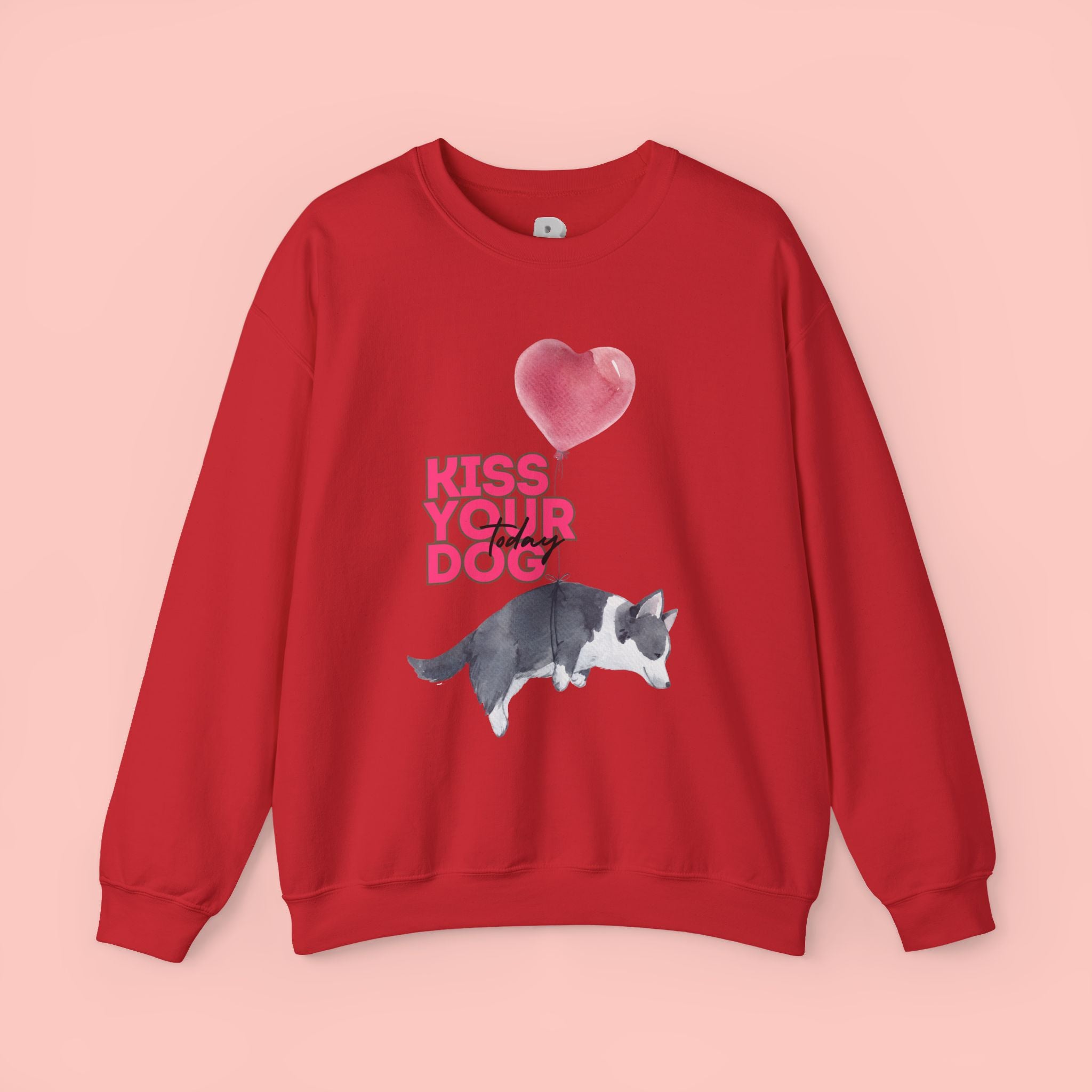 Kiss Your Dog Crewneck Sweatshirt