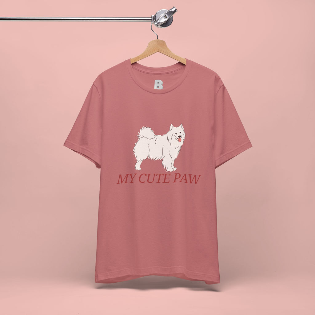 My Cute Paw Samoyed T‑Shirt — Cute Dog Graphic Tee for Pet Lovers