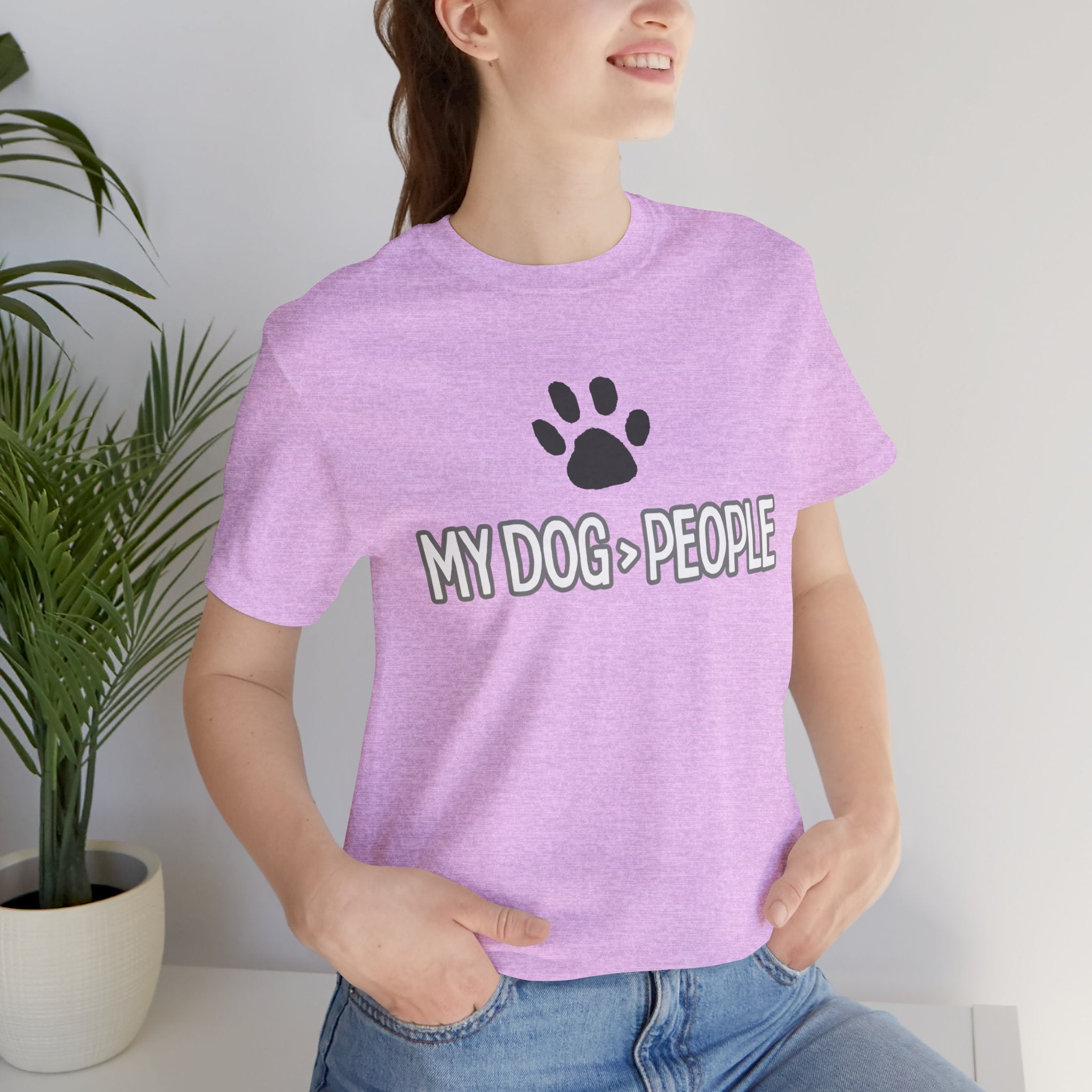 My Dog People T-Shirt — Dog Paw Graphic Tee for Dog Lovers