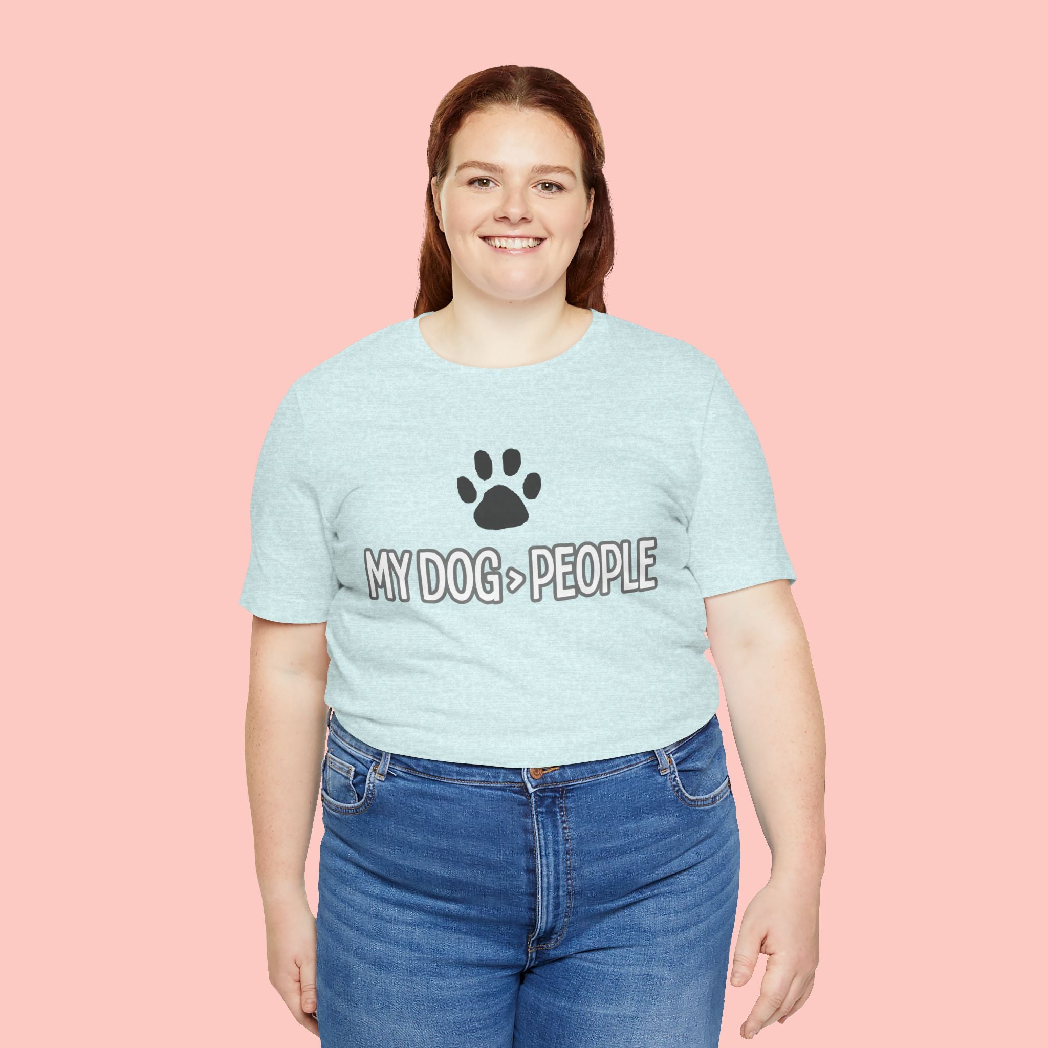 My Dog People T-Shirt — Dog Paw Graphic Tee for Dog Lovers