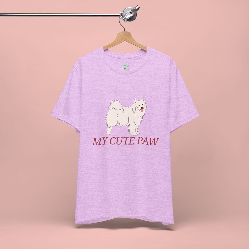 My Cute Paw Samoyed T‑Shirt — Cute Dog Graphic Tee for Pet Lovers