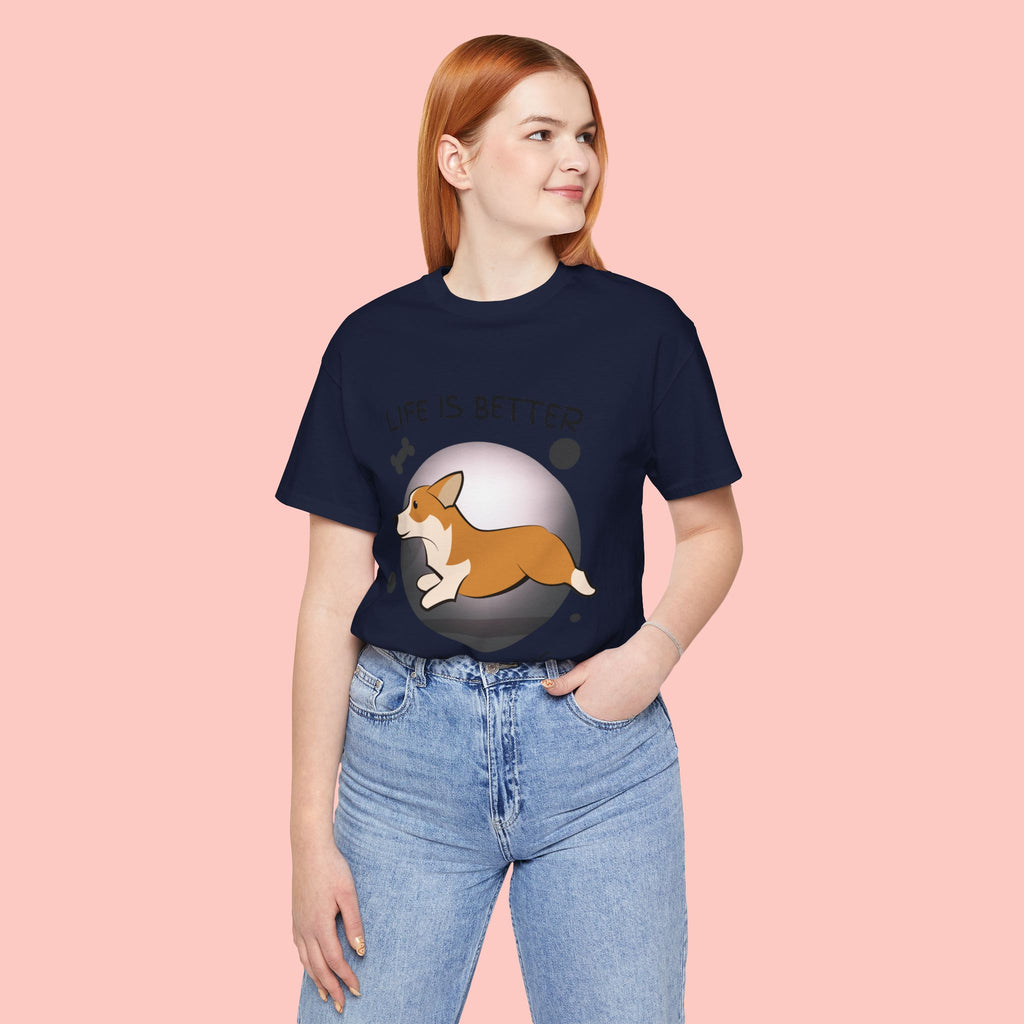 Life Is Better With My Dog Corgi T-Shirt