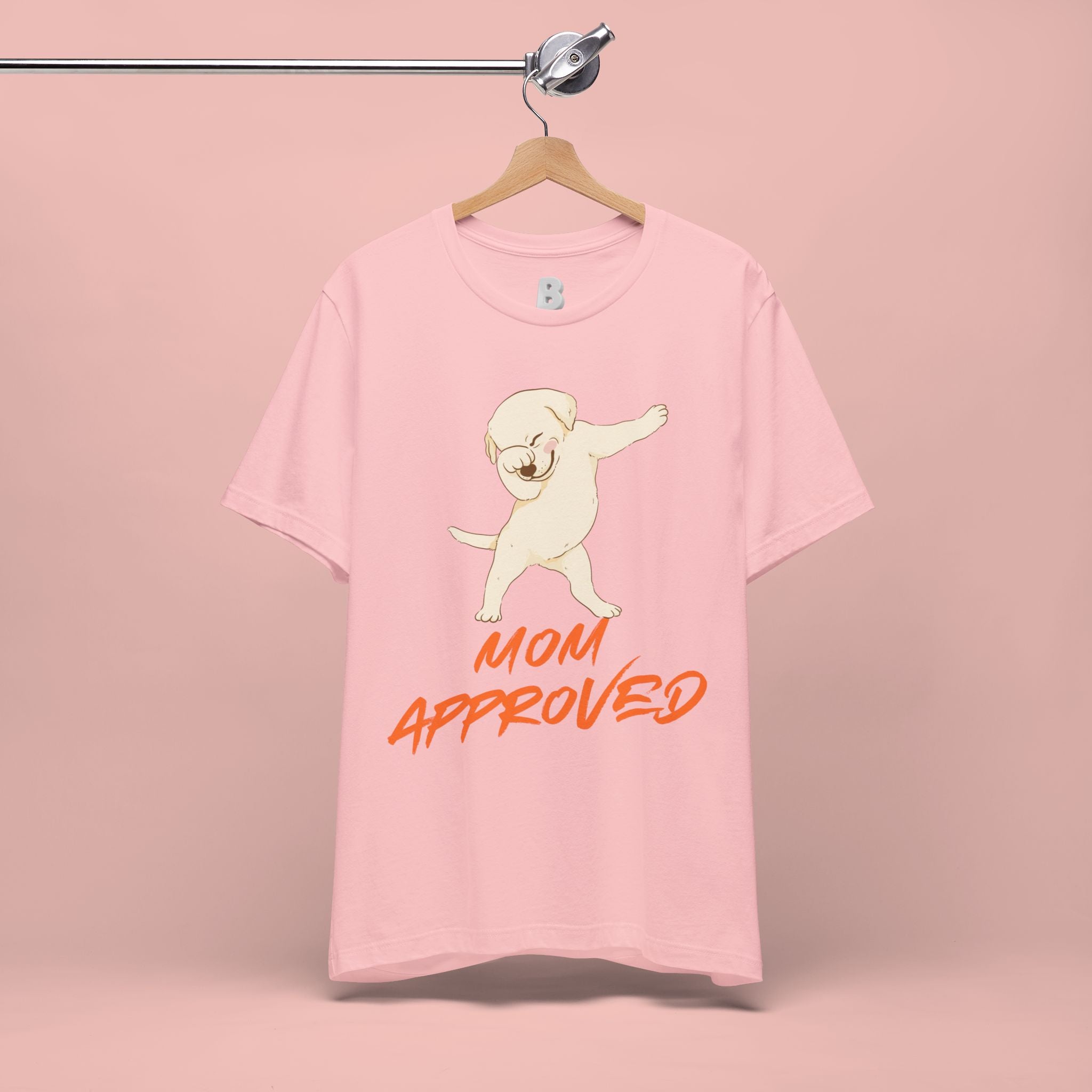 Mom Approved Tee — Dab Dog Graphic T‑Shirt