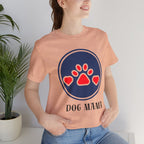 Dog Mama T-Shirt — Cute Paw & Heart Graphic Tee for Dog Lovers