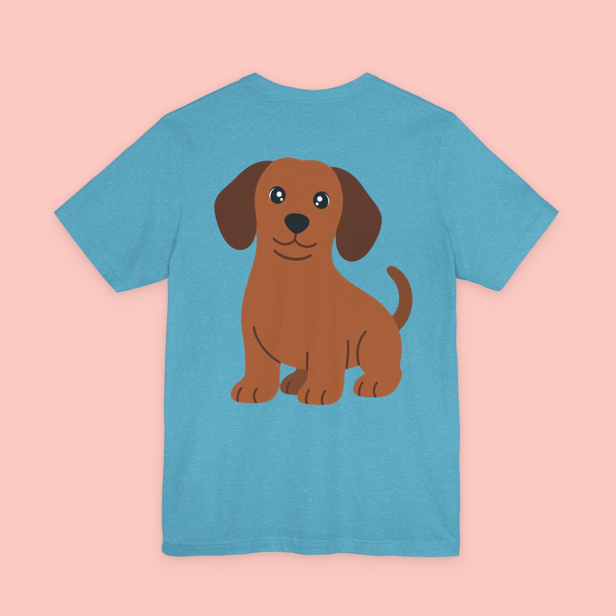 Dachshund Graphic Tee - Cute Brown Sausage Dog T-Shirt