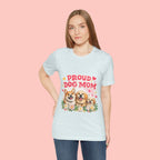 Proud Dog Mom T-Shirt — Cute Corgi & Golden Retriever Floral Tee for Pet Lovers