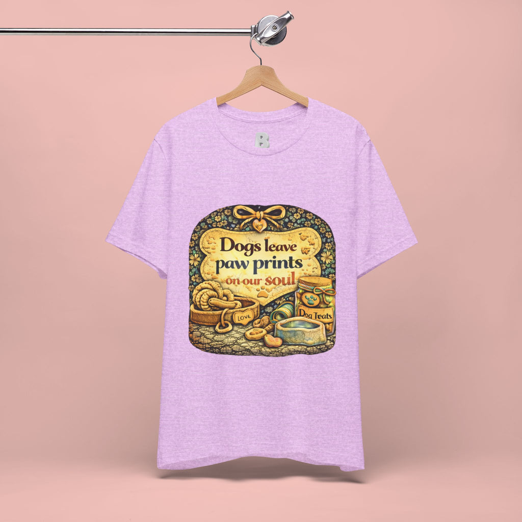 Dogs Leave Paw Prints Tee – Vintage Pet Lover T‑Shirt