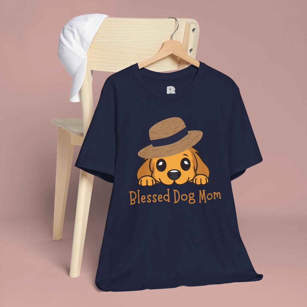Blessed Dog Mom T-Shirt — Cute Puppy Graphic Tee for Dog Lovers