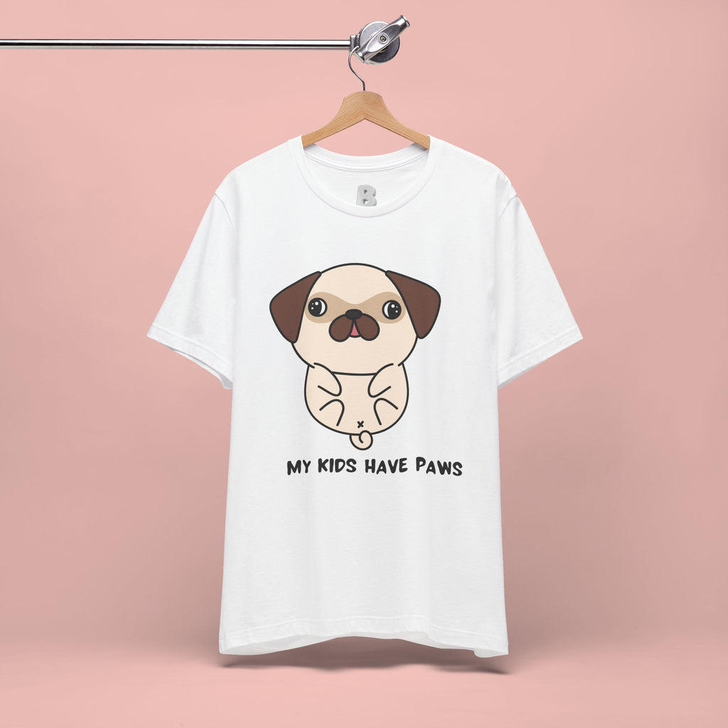 Pug 'My Kids Have Paws' T-Shirt