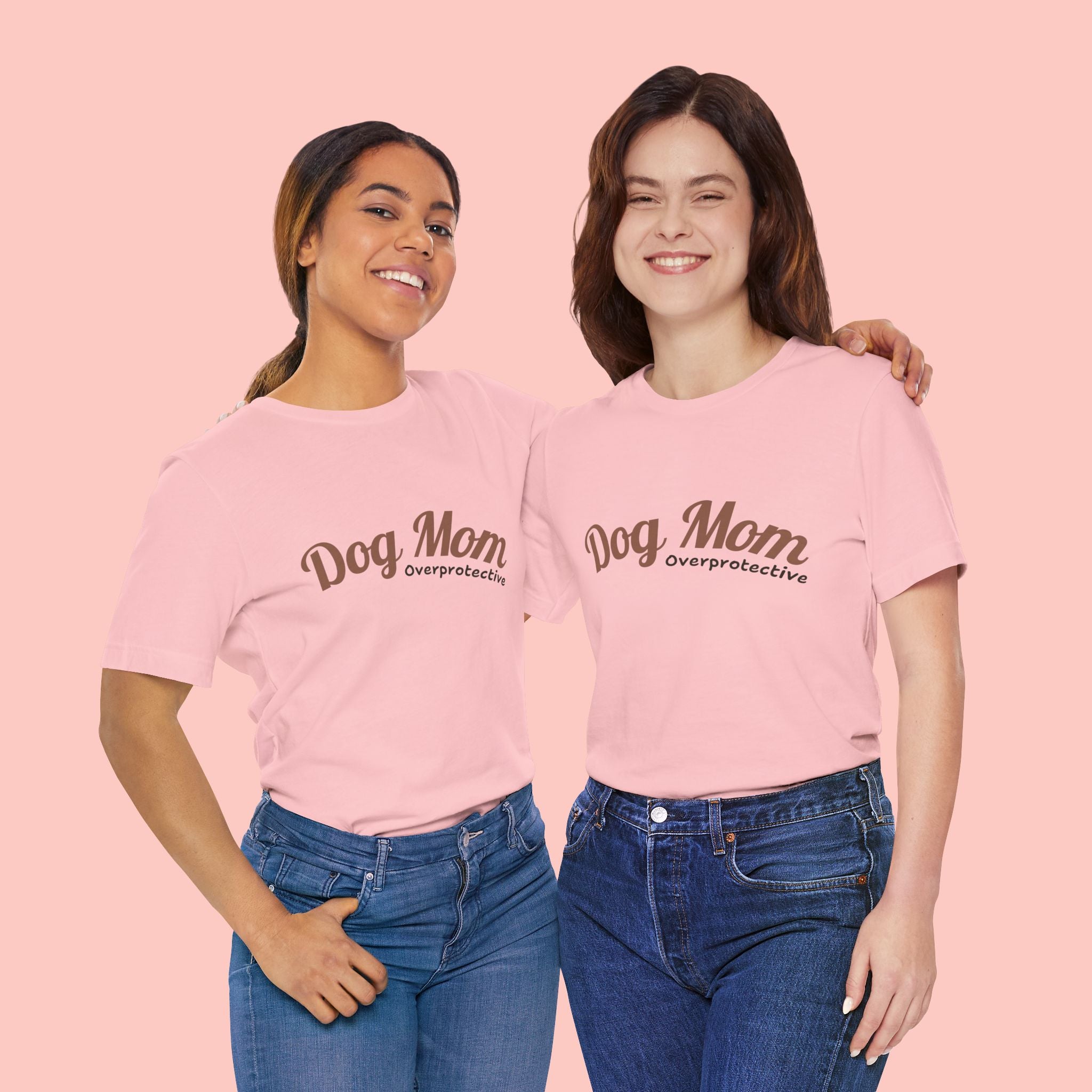 Dog Mom Overprotective T-Shirt – Cute Pet Lover Tee