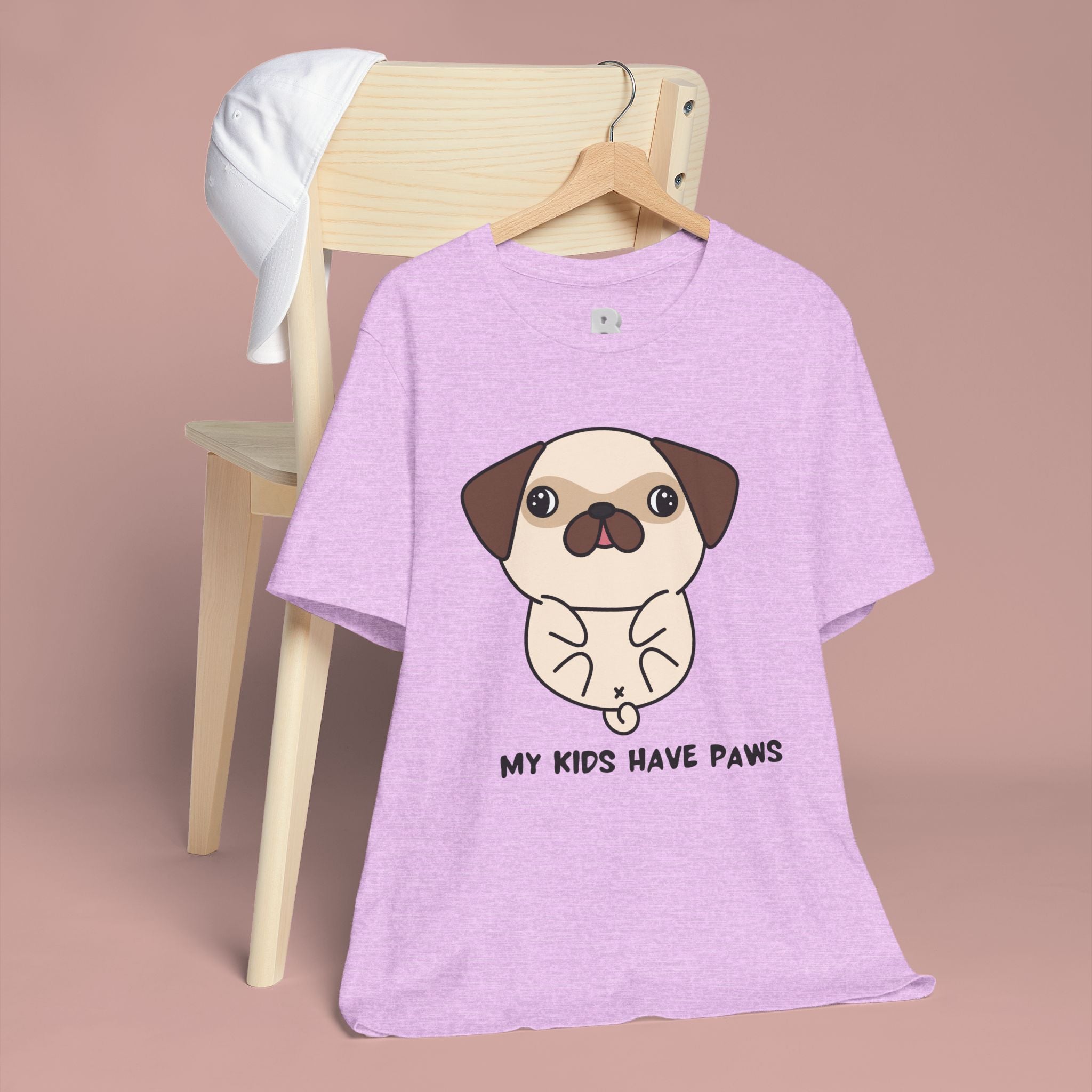 Pug 'My Kids Have Paws' T-Shirt