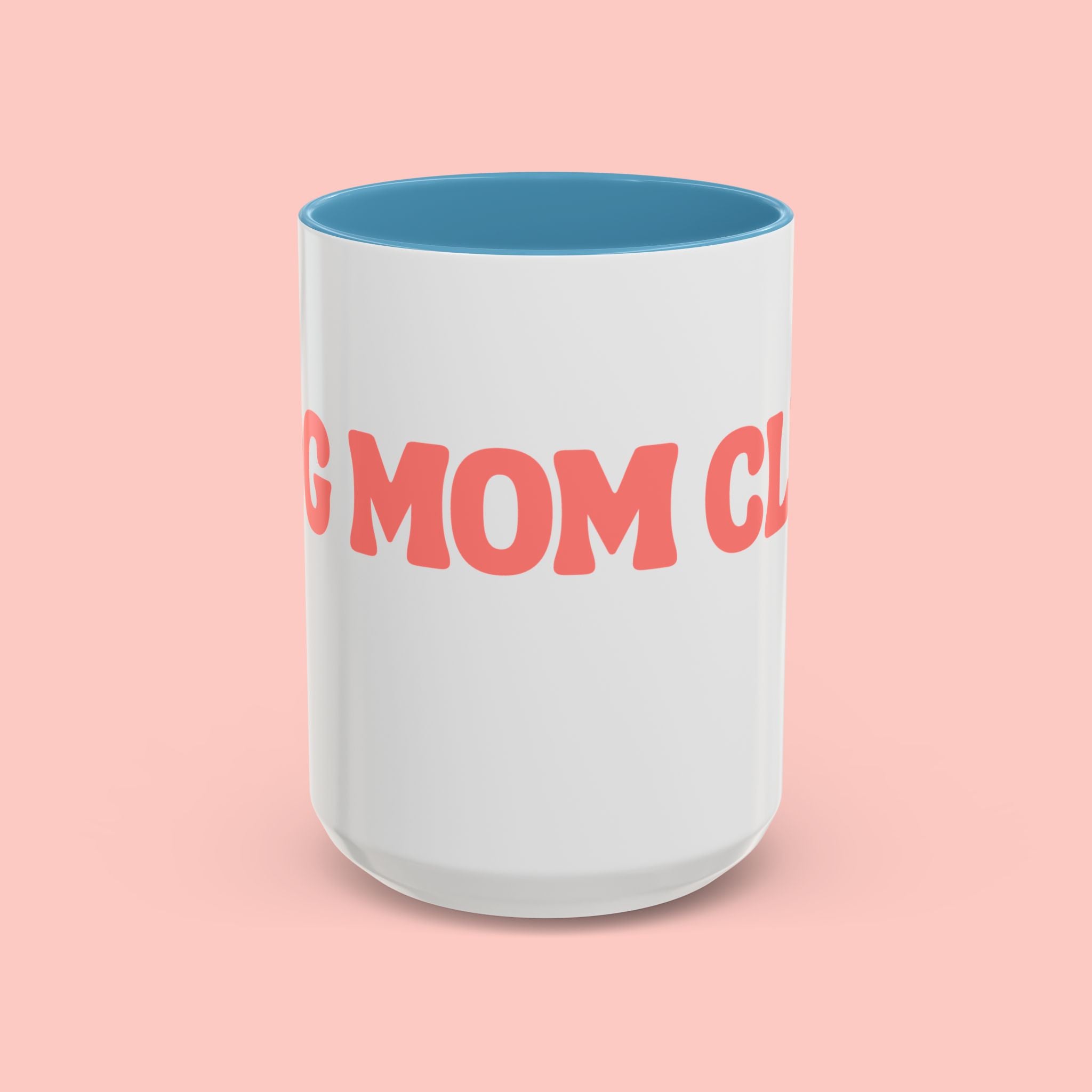 Mom Club Coffee Mug — Cute Paw Print Accent Mug for Dog Moms (11/15 oz)