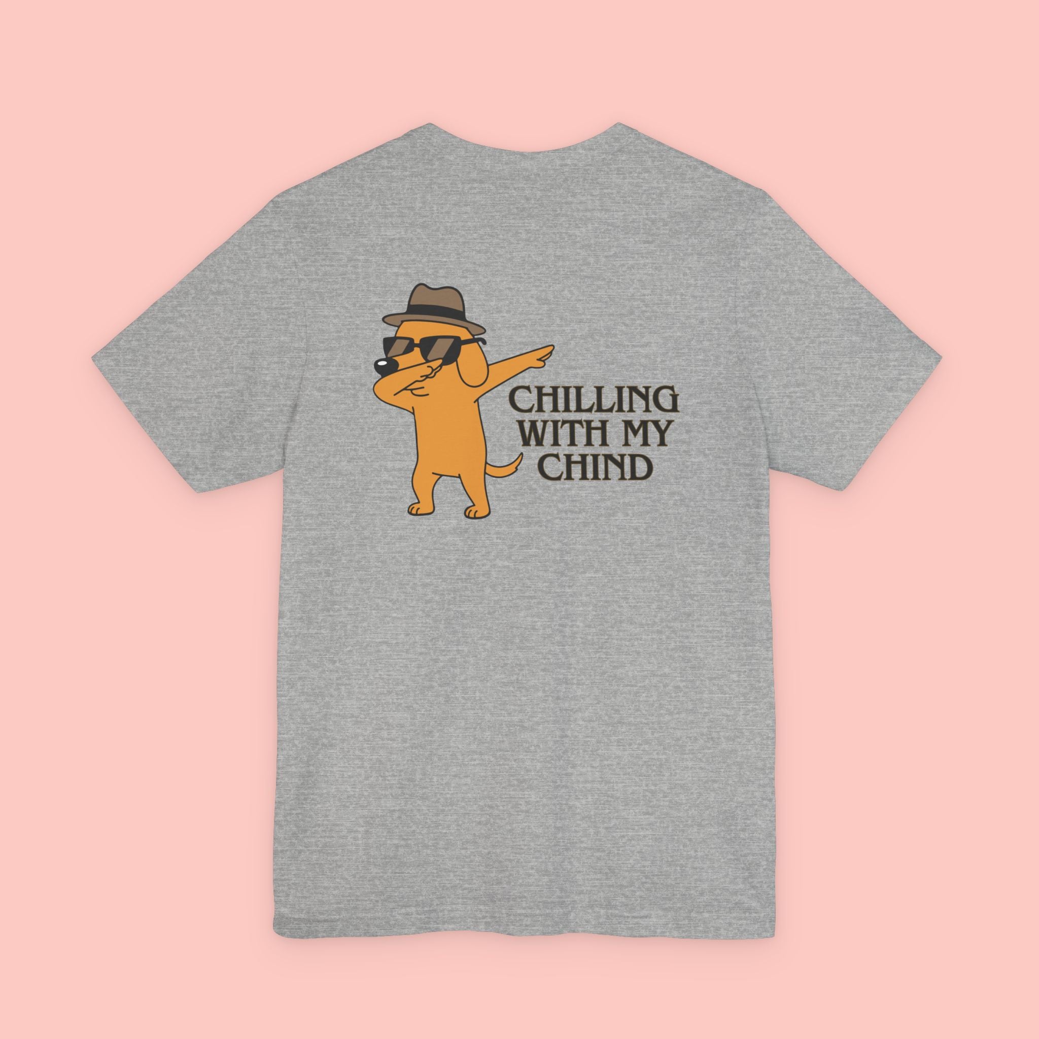 Chilling With My Chind Tee — Funny Dab Cat Graphic T-Shirt