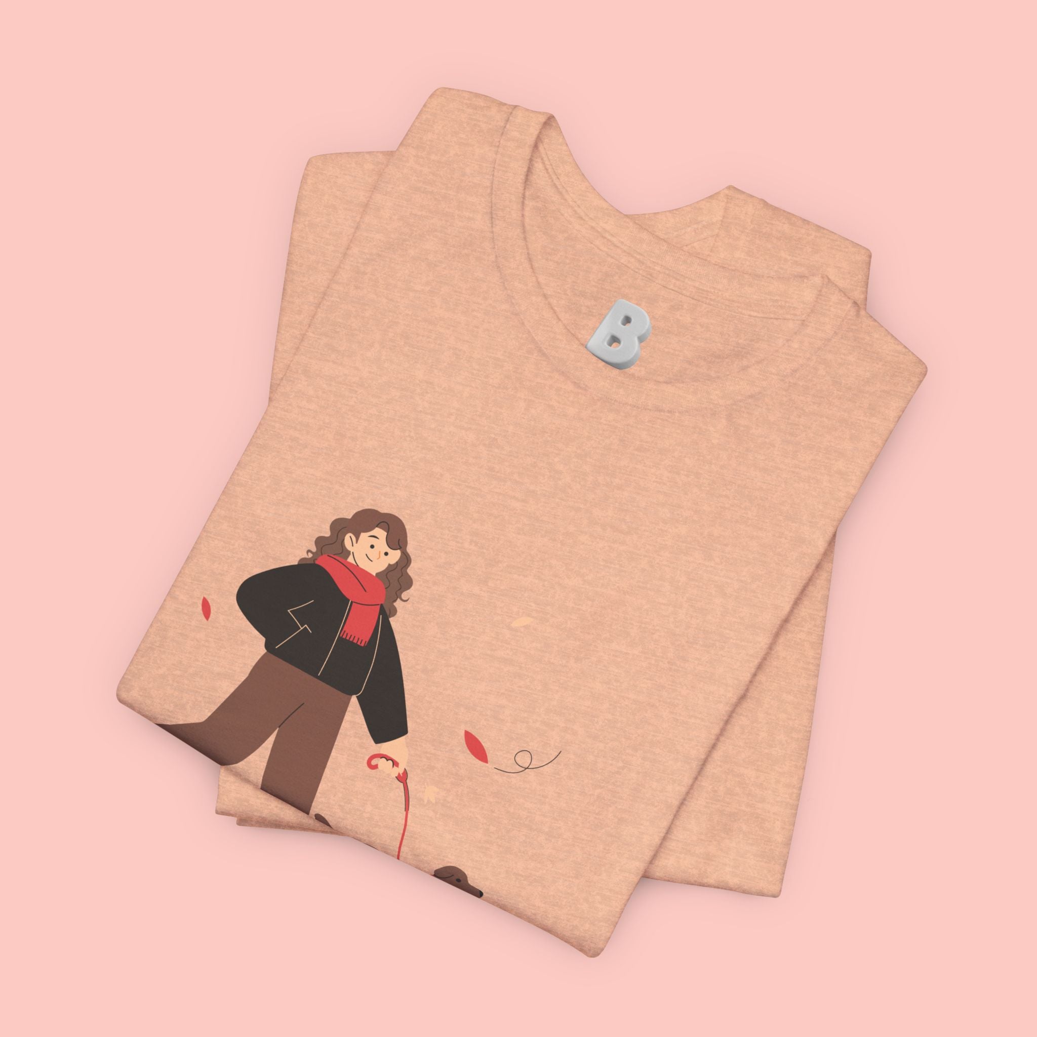 Walk With Your Dog Tee — Cute Dog Walking Graphic T-Shirt