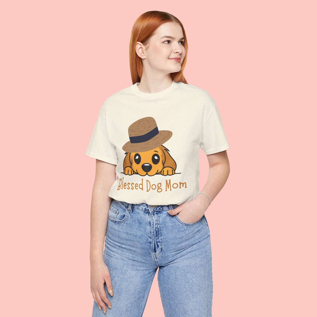 Blessed Dog Mom T-Shirt — Cute Puppy Graphic Tee for Dog Lovers