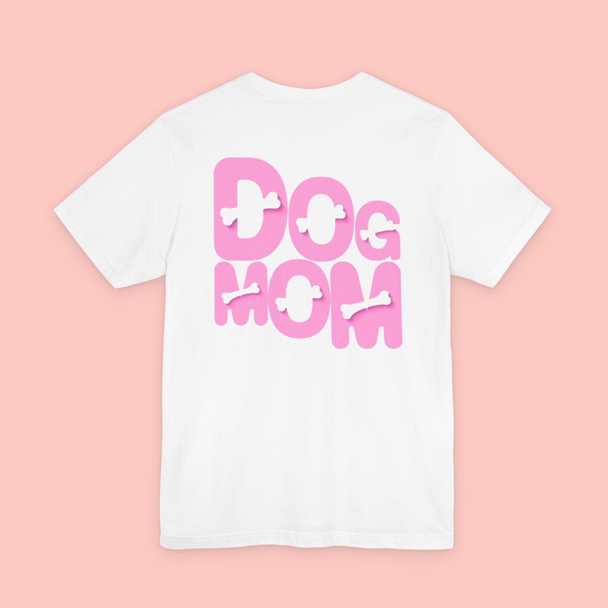 Dog Mom T-Shirt — Retro Pink Graphic Tee for Pet Lovers