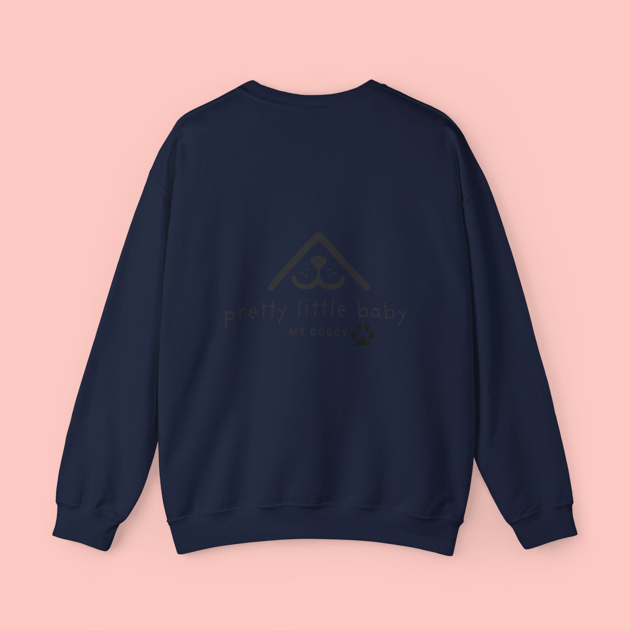 Pretty Little Baby Crewneck Sweatshirt – ‘My Doggy’ Paw Print Design