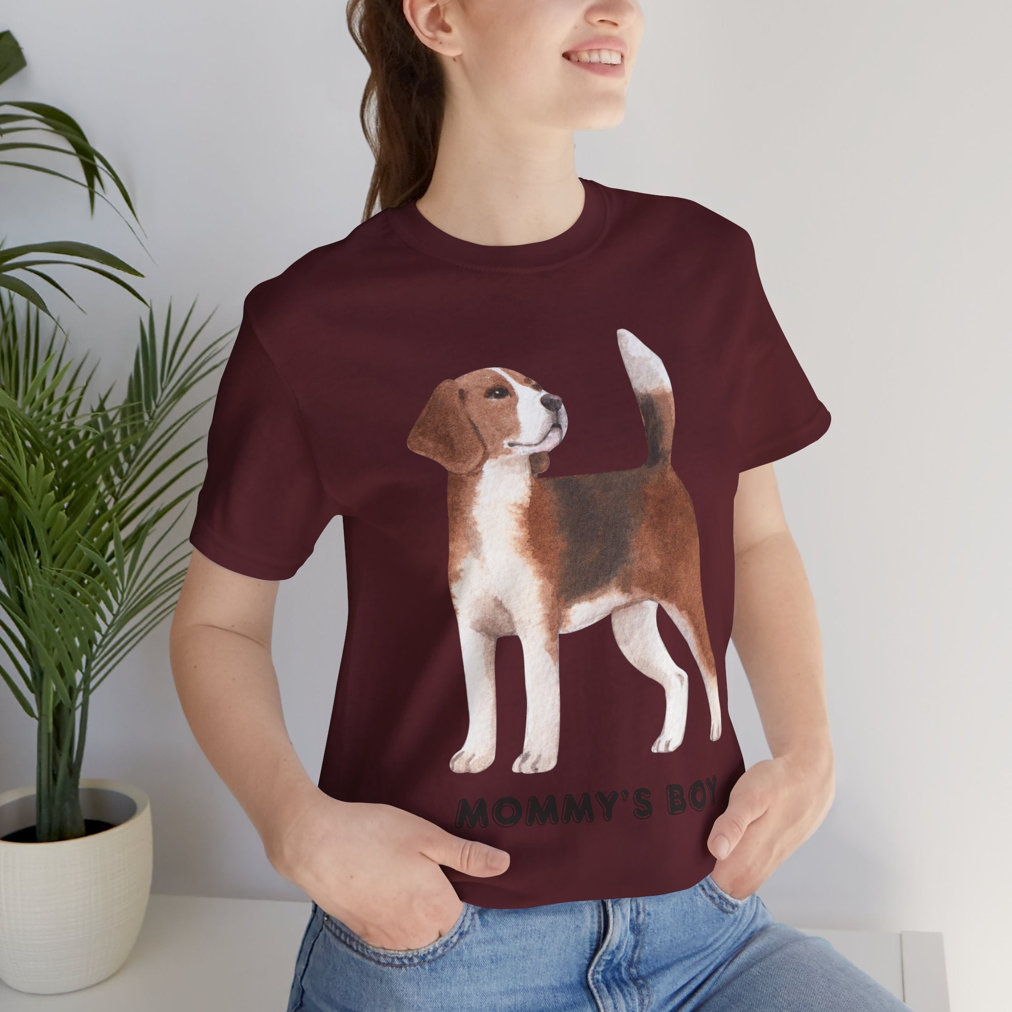 Mommy's Boy Beagle T-Shirt — Cute Dog Lover Tee