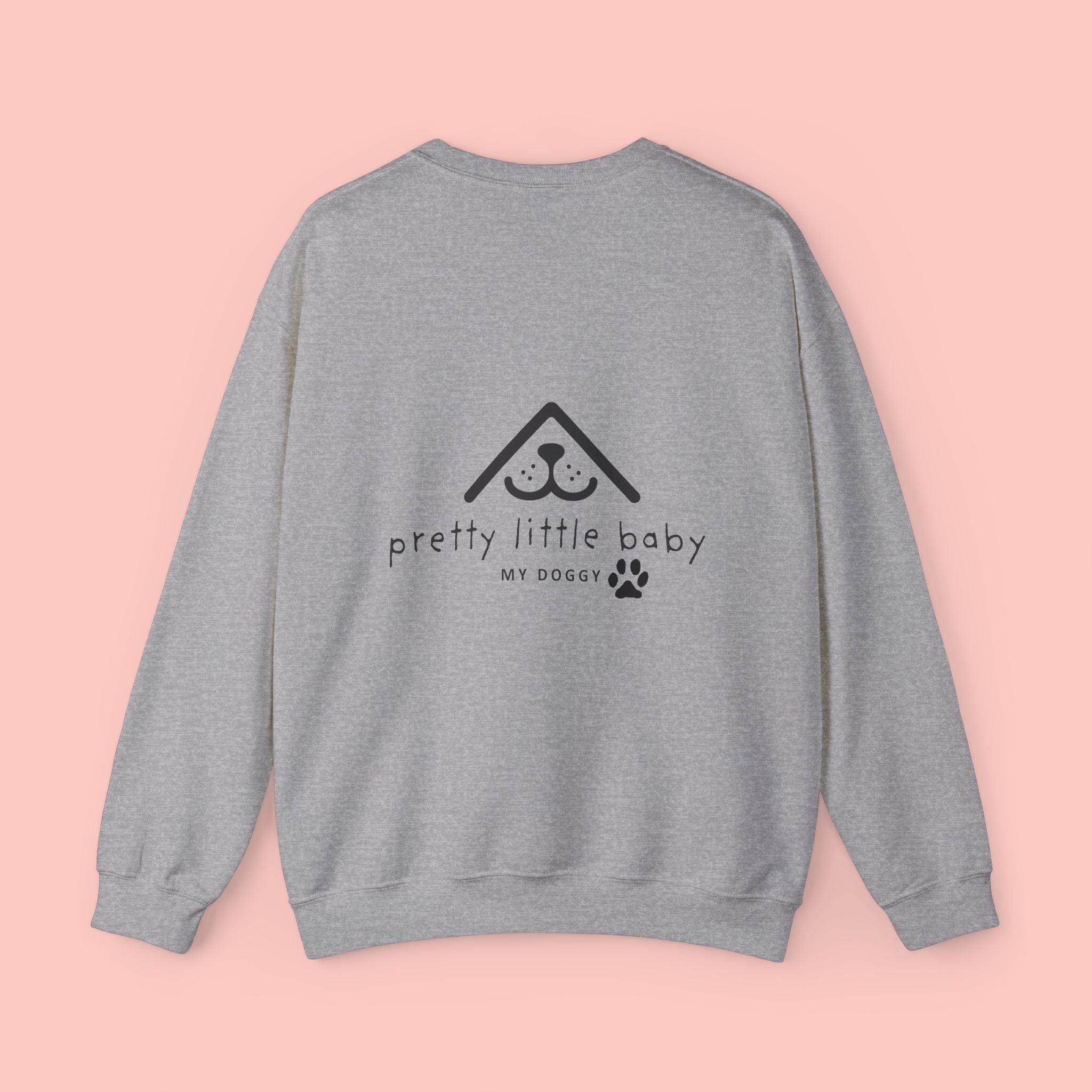 Pretty Little Baby Crewneck Sweatshirt – ‘My Doggy’ Paw Print Design