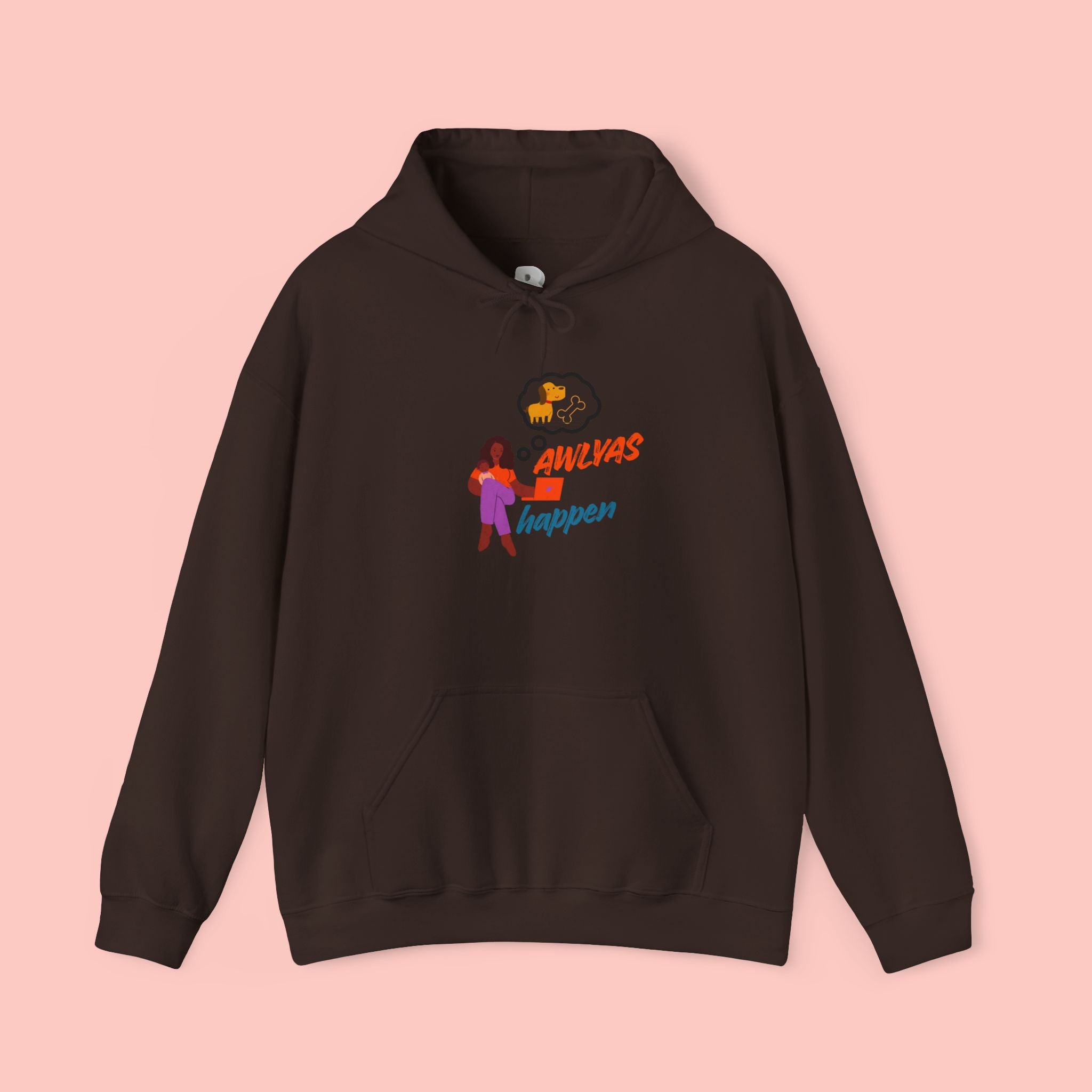 Hoodie — "Always Happen" Empowerment Graphic Hoodie