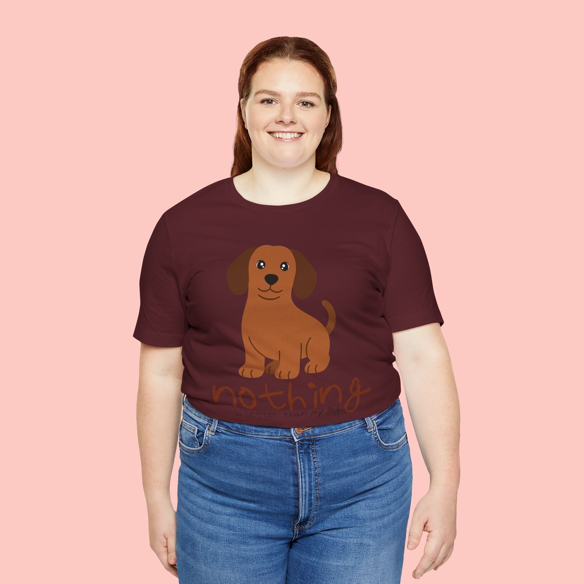 Dachshund Puppy Tee — "Nothing Better Than My Dog" Cute Dog Lover T-Shirt