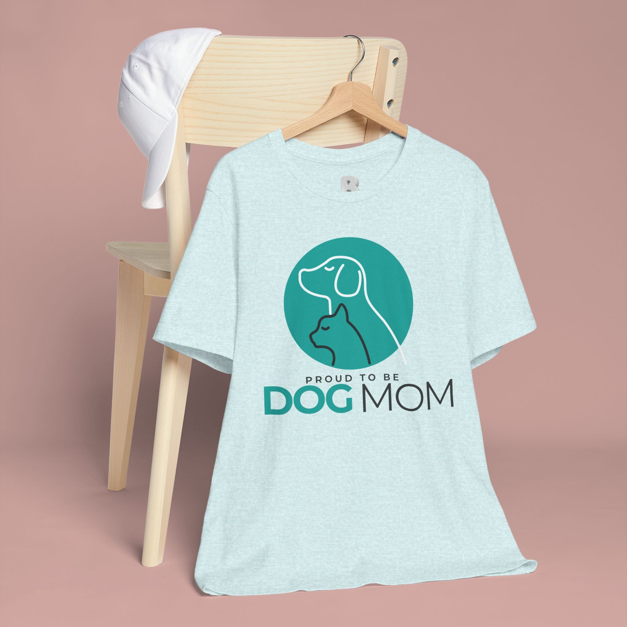 Dog Mom T-Shirt – "Proud to Be Dog Mom" Graphic Tee