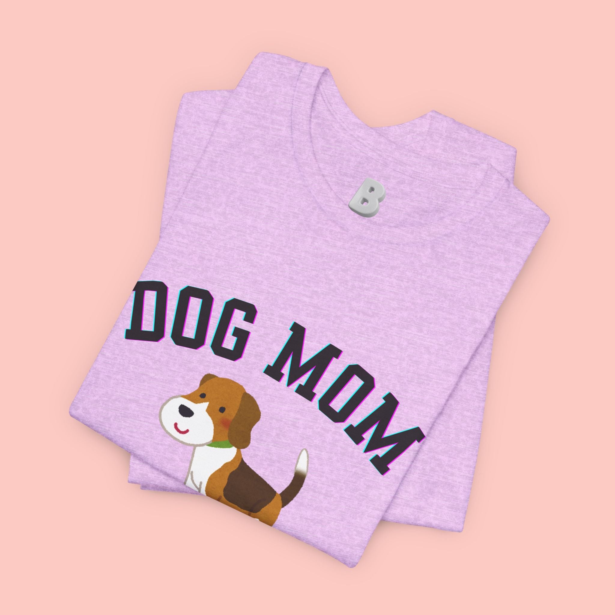 Dog Mom T-Shirt — Cute Beagle Graphic Tee for Dog Lovers