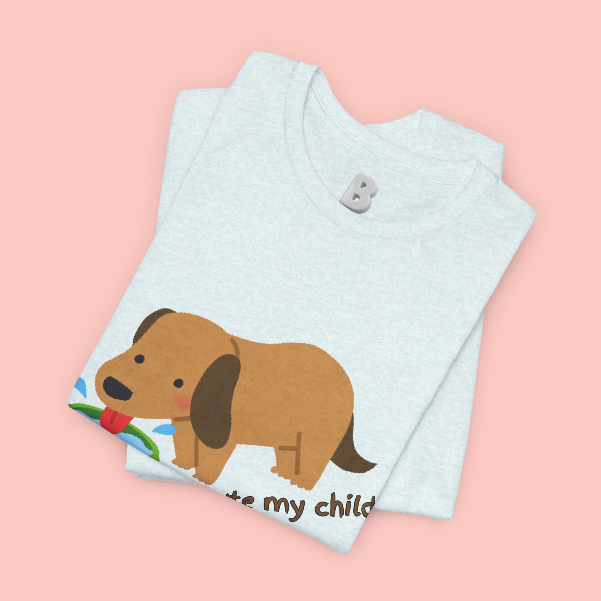 Dog T-Shirt — Cute Dachshund "how cute my child" Graphic Tee