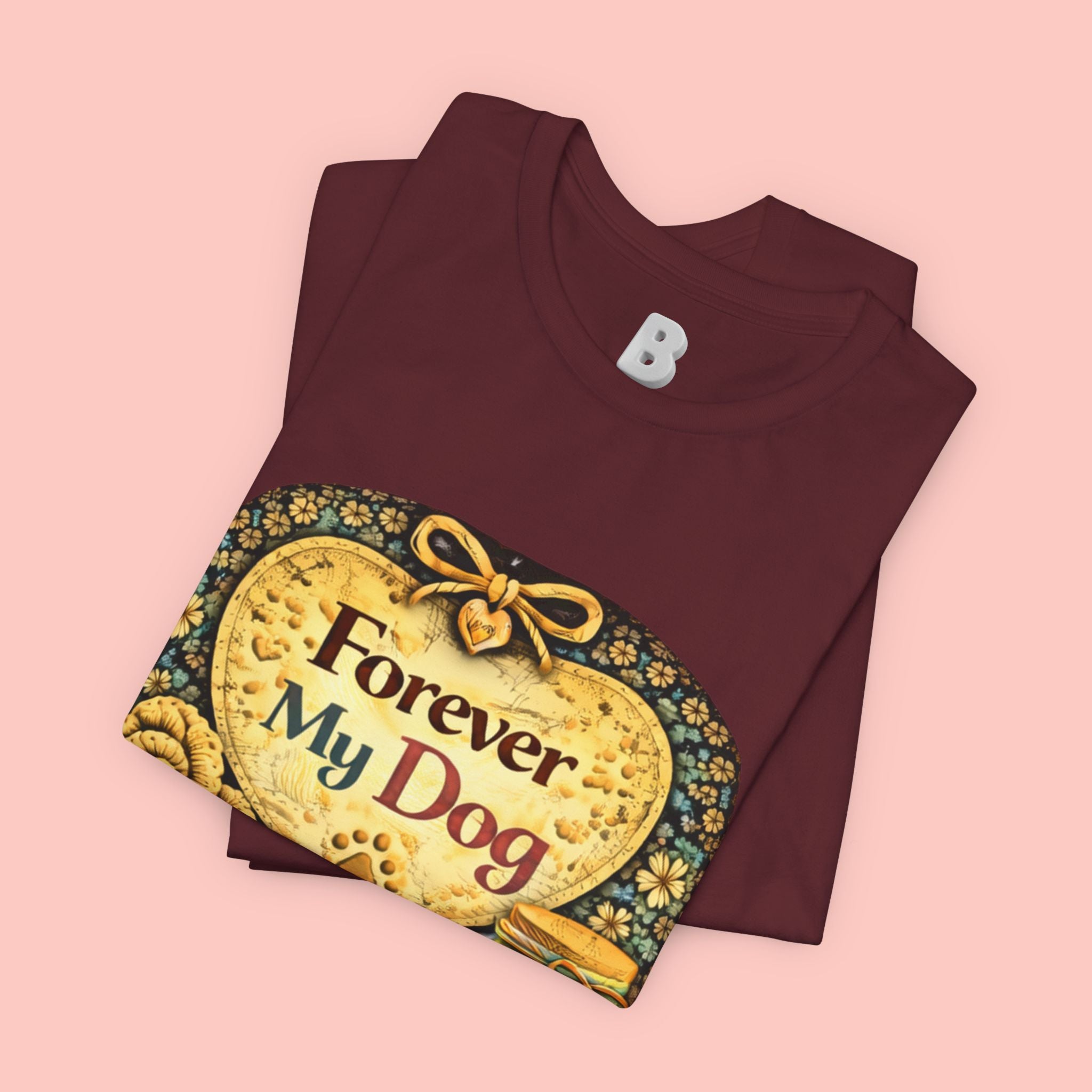 Dog T-Shirt — "Forever My Dog" Vintage Pet Lovers Tee