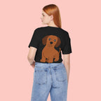 Dachshund Graphic Tee - Cute Brown Sausage Dog T-Shirt