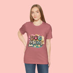 Dog Mom T-Shirt — Colorful Paw Print Graphic Tee for Pet Lovers