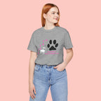 Dog Pawprint T-Shirt — "Pawprints Everywhere I Go" Cute Pet Lover Tee