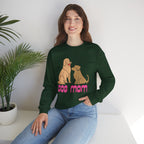 Dog Mom Sweatshirt — Cute Cartoon Dogs "Dog Mom" Crewneck