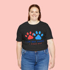 I Am Not Single I Have Dog T-Shirt — Cute Paw Print Dog Lover Tee
