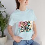 Dog Mom T-Shirt – Cute Paw Print Graphic Tee for Pet Lovers