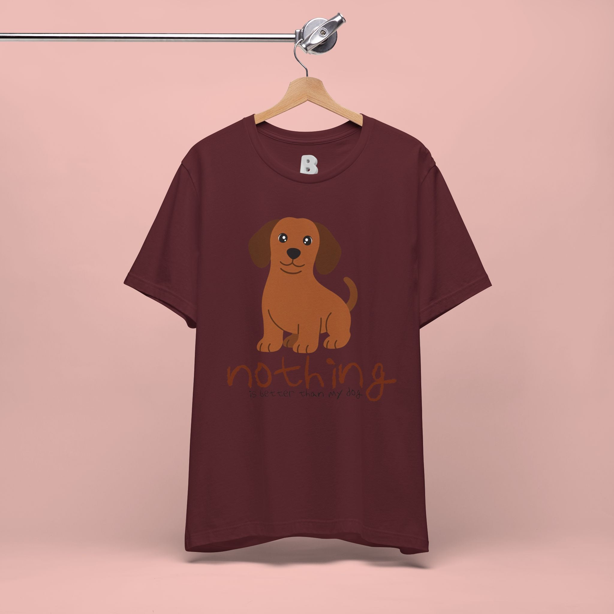 Dachshund Puppy Tee — "Nothing Better Than My Dog" Cute Dog Lover T-Shirt
