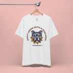 Dog Mom Tee — “Don't Mess With a Dog Mom” Graphic T‑Shirt