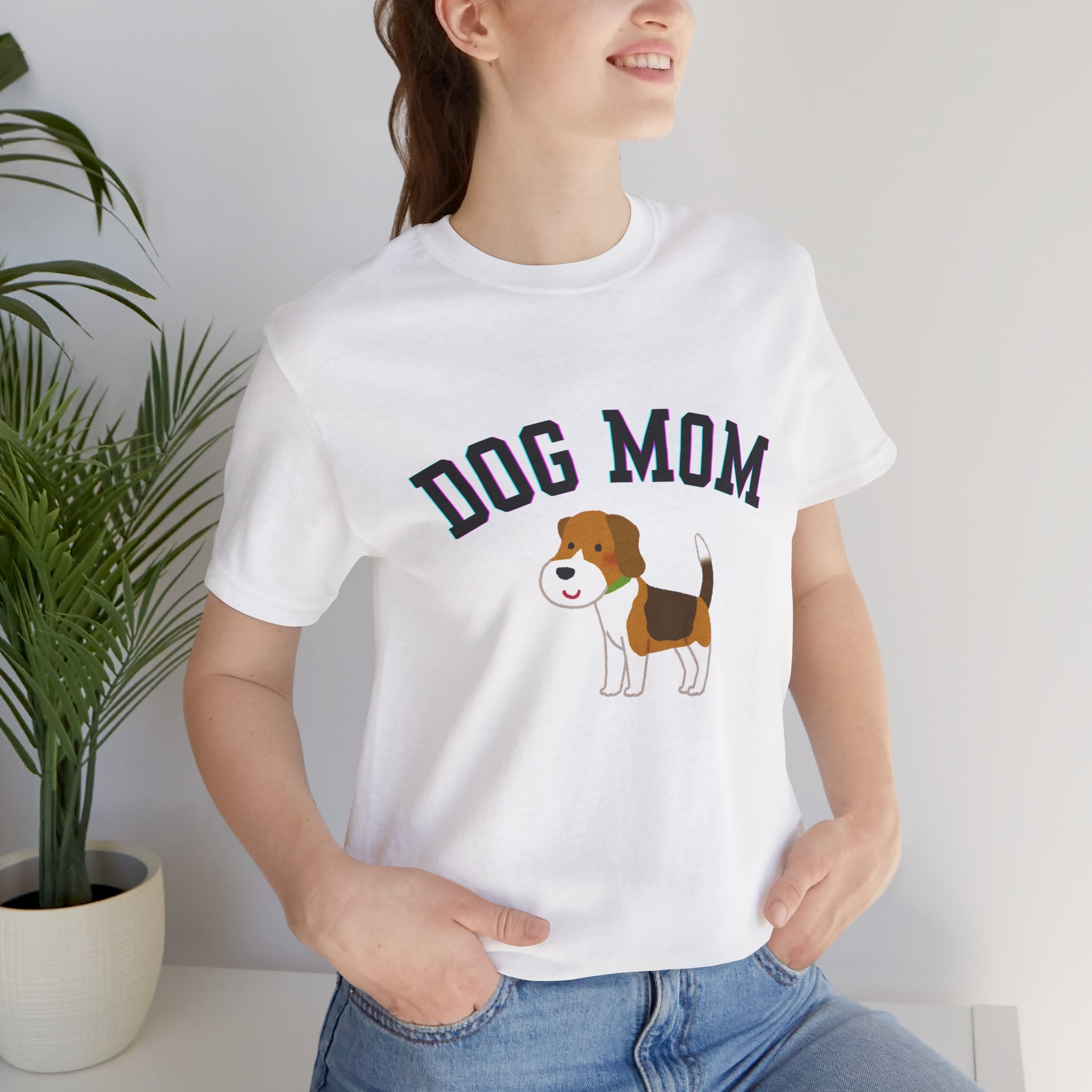 Dog Mom T-Shirt — Cute Beagle Graphic Tee for Dog Lovers