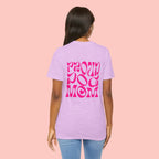 Proud Dog Mom T-Shirt — Retro Pink Graphic Tee for Pet Lovers