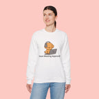 Crewneck Sweatshirt - Cute Puppy "Zoom Meeting Approved" Graphic